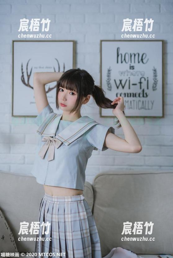 喵糖映画写真里的花季，少女的呆萌与无邪